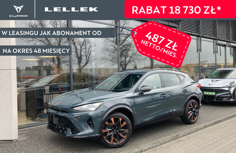 Cupra Formentor 1.5 eTSI mHEV DSG System nagłośnienia Sennheiser