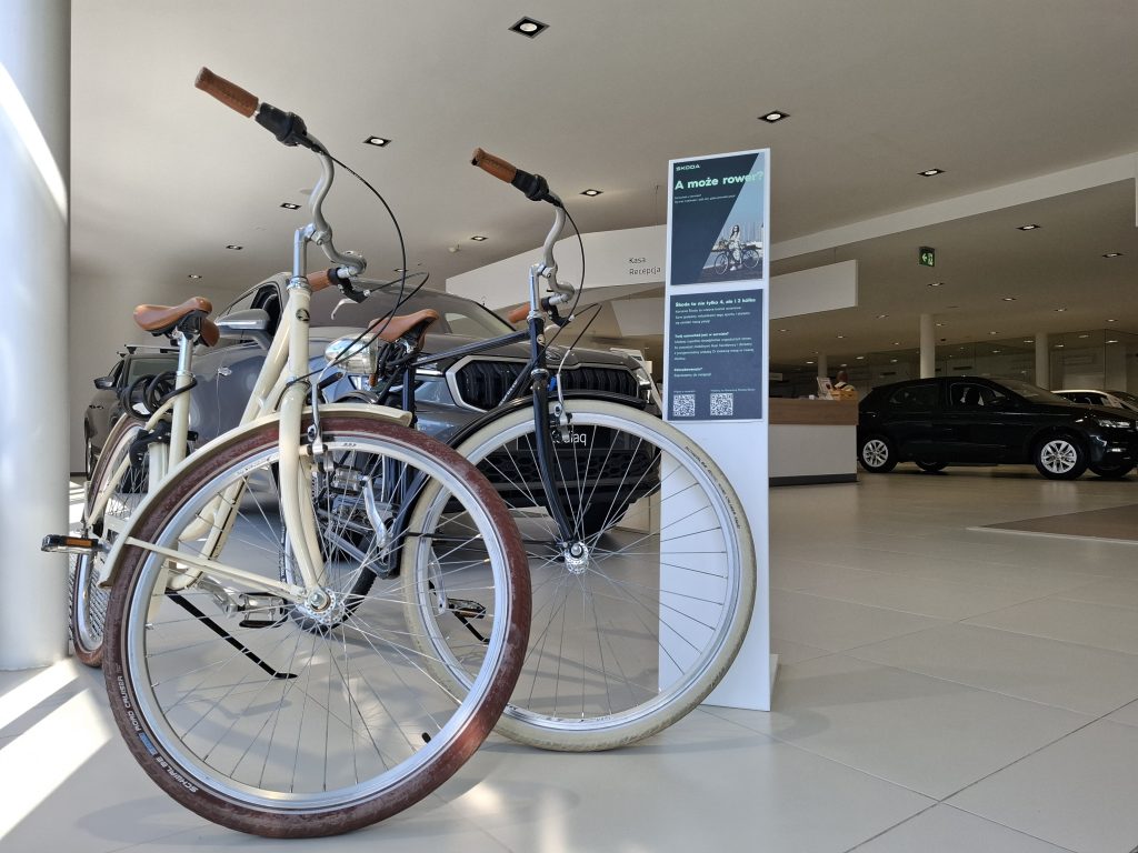 rowery jako pojazd zastęczy w salonie skoda lellek opole