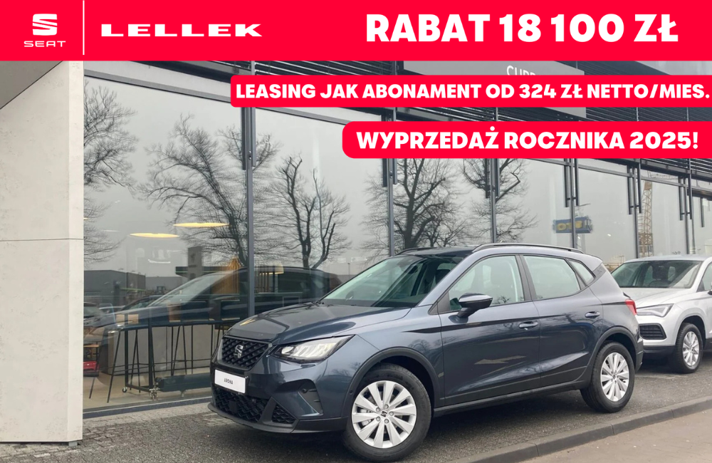 Seat Arona 1.0 TSI Style S&S DSG Dostępny od ręki w rabacie