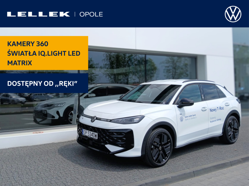 Volkswagen T-Roc 1.5 eTSI R-Line DSG | Kamery 360 | IQ. LED MATRIX | Nawigacja |