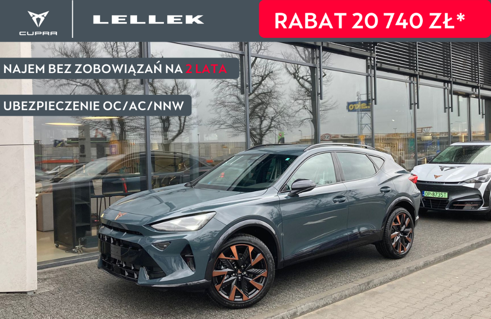 Cupra Formentor 1.5 eTSI mHEV DSG Hak Holowniczy i głośniki Sennheiser