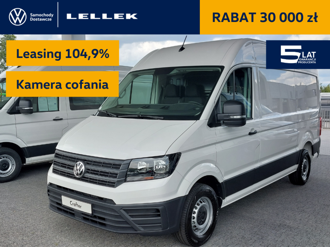 Volkswagen Crafter Furgon  3640mm 2,0TDI 140 KM, leasing 104,9%