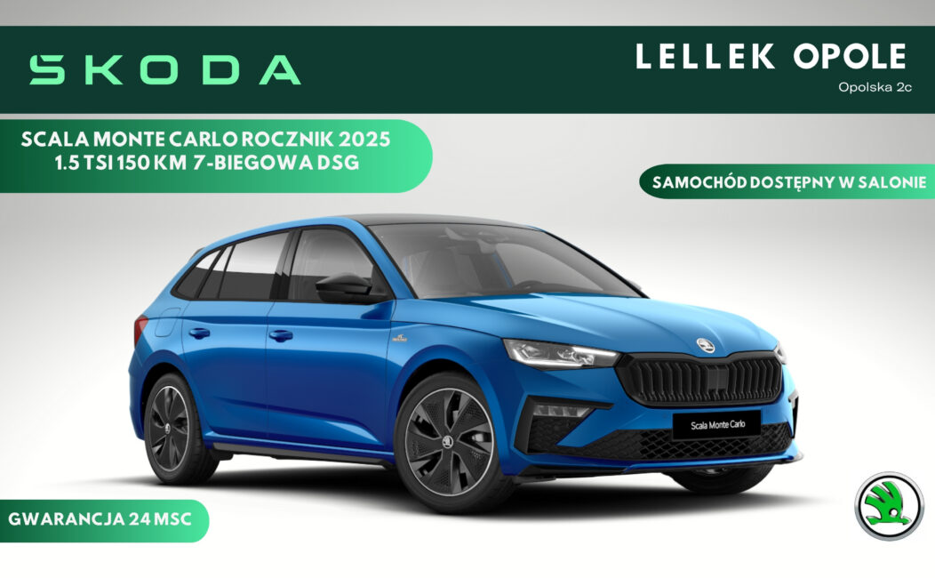 Skoda Scala 1.5 TSI Monte Carlo DSG .