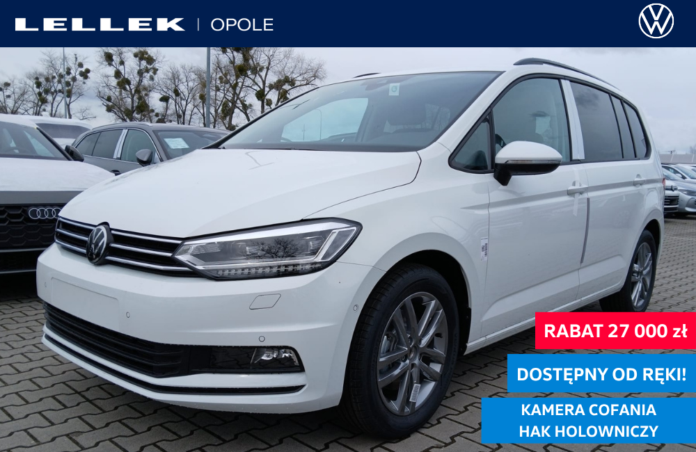 Volkswagen Touran | Hak holowniczy | Kamera cofania | Podgrzewane fotele| od ,,ręki’’