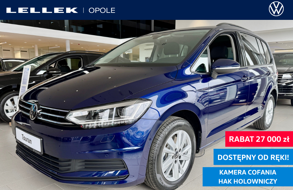 Volkswagen Touran | Hak holowniczy | Kamera cofania | Podgrzewane fotele| od ,,ręki’’