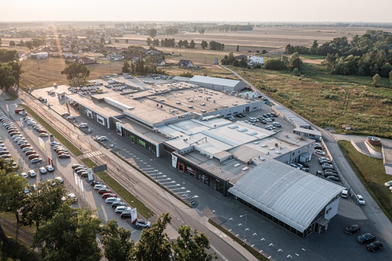 salony lellek opole z lotu ptaka