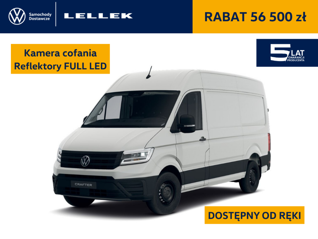 Volkswagen Crafter Furgon 3640mm 2,0TDI 177 KM, leasing 104,9%