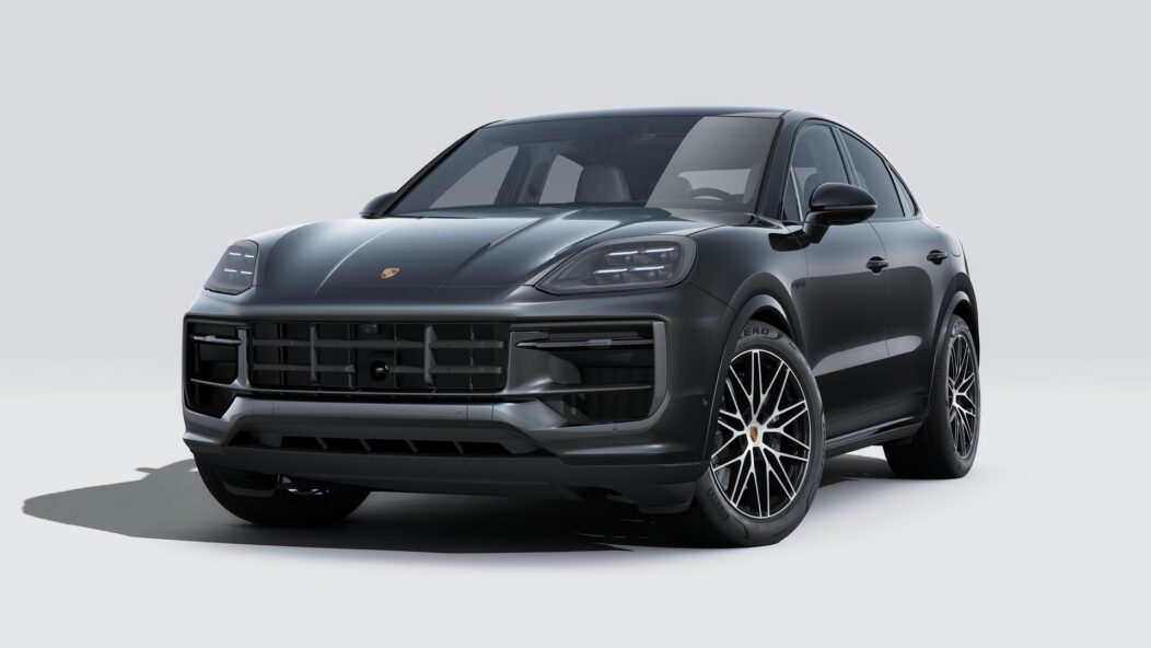 Porsche Cayenne E-Hybrid Coupe Black Edition Chromite Black Metallic