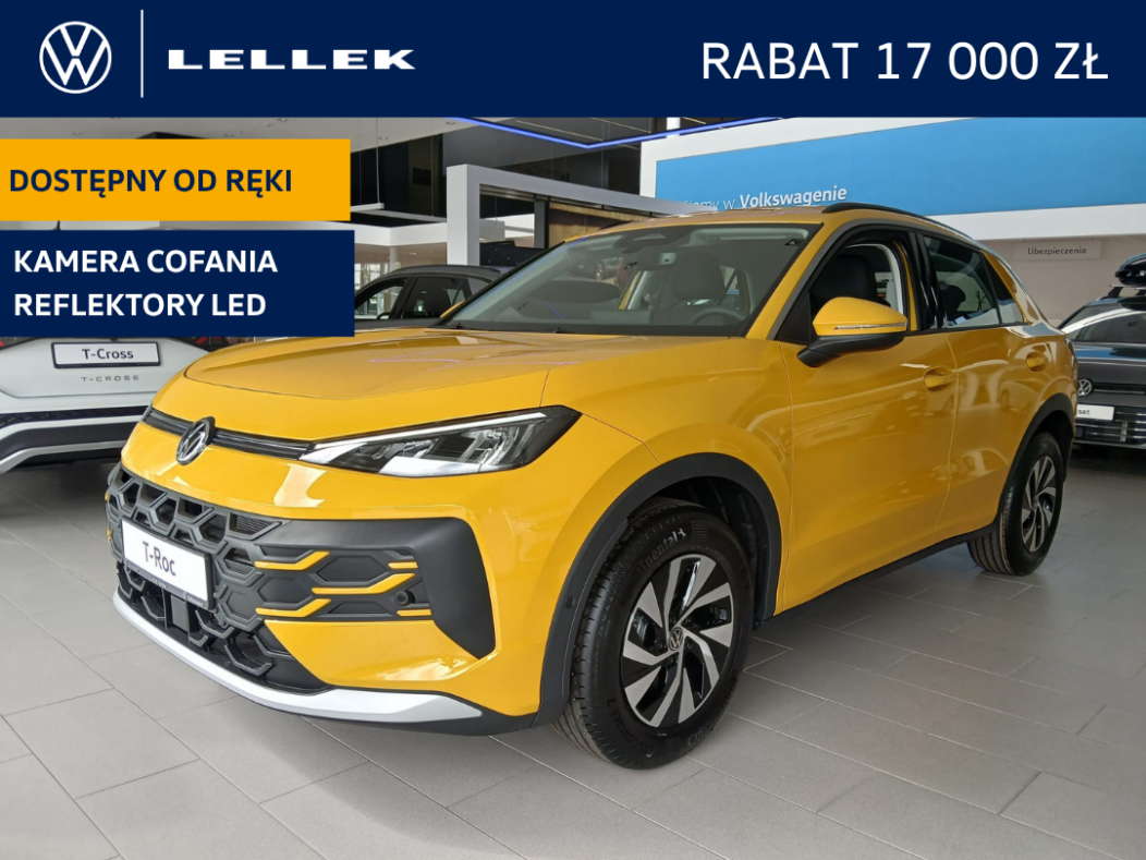 Volkswagen T-Roc 1.5 eTSI Life DSG | Kamera cofania | Podgrzewane fotele | od ,,ręki’’