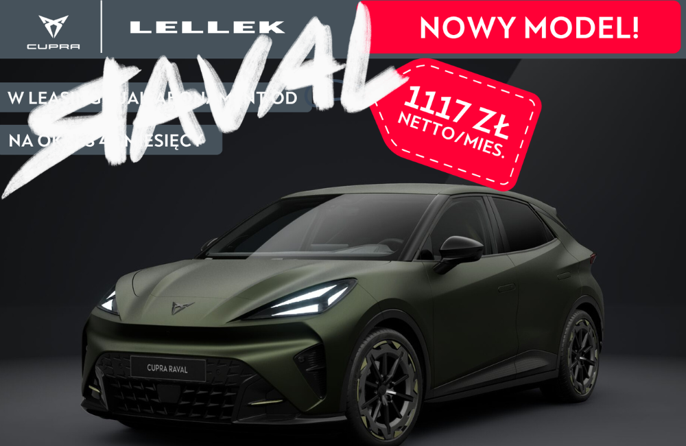 Cupra Raval VZ Extreme 52 kWh 226 KM Nowość!