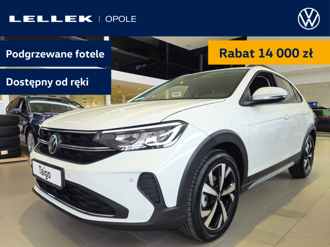 Volkswagen Taigo | Kamera cofania | Koło zapasowe | Podgrzewane fotele | od ,,ręki’’