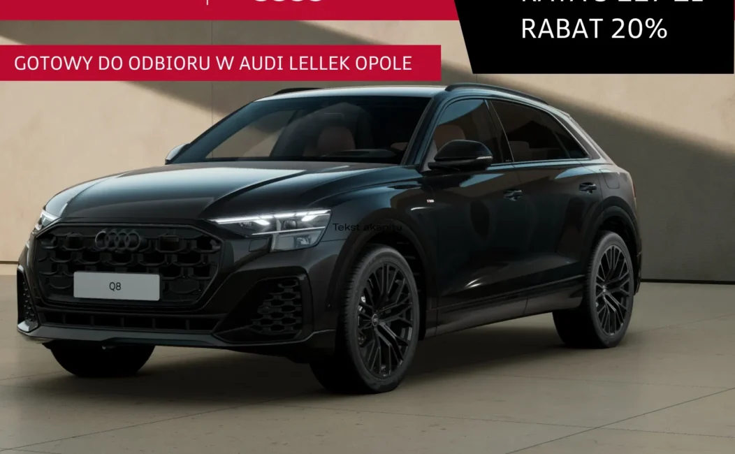 Audi Q8 394 KM | wentylacja | hak | oś skrętna (774)