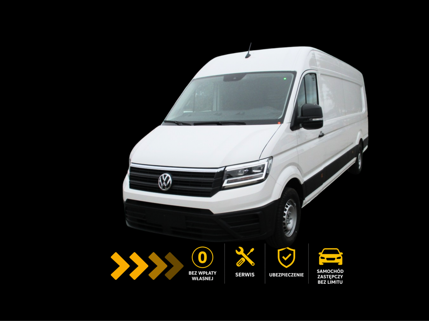 VW Crafter w promocyjnym najmie dla kurierów już od 1 991 zł netto miesięcznie*