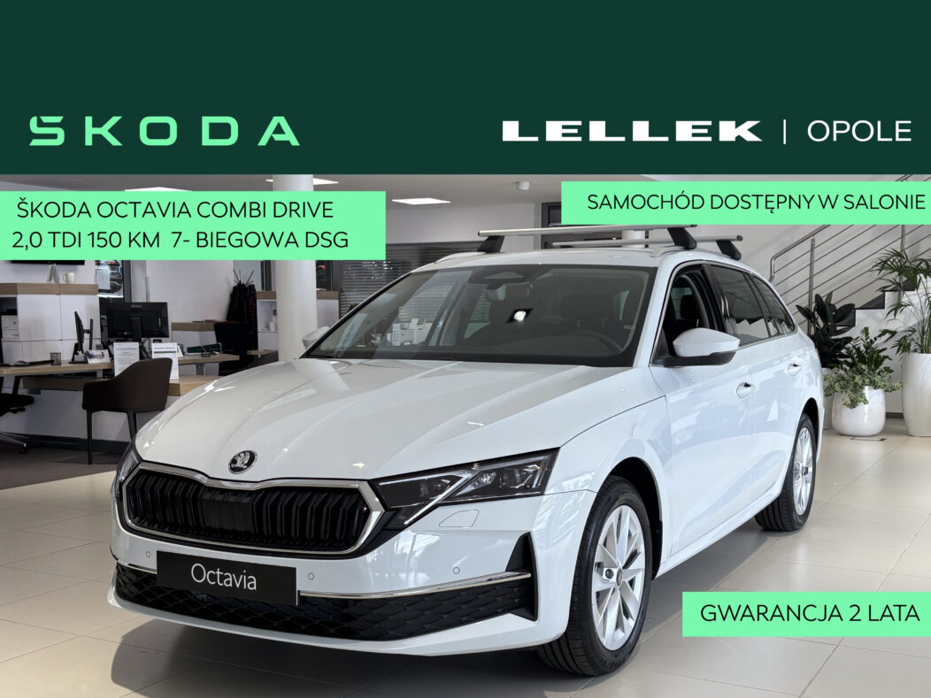 Octavia Combi Drive 2,0 TDI 150 KM 7- biegowa DSG