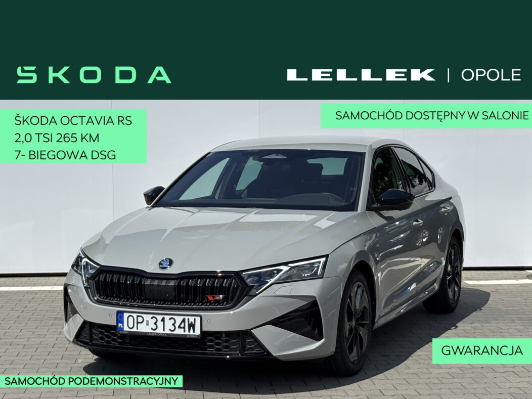 Škoda Octavia RS 2,0 TSI 195 kW 7- biegowa DSG