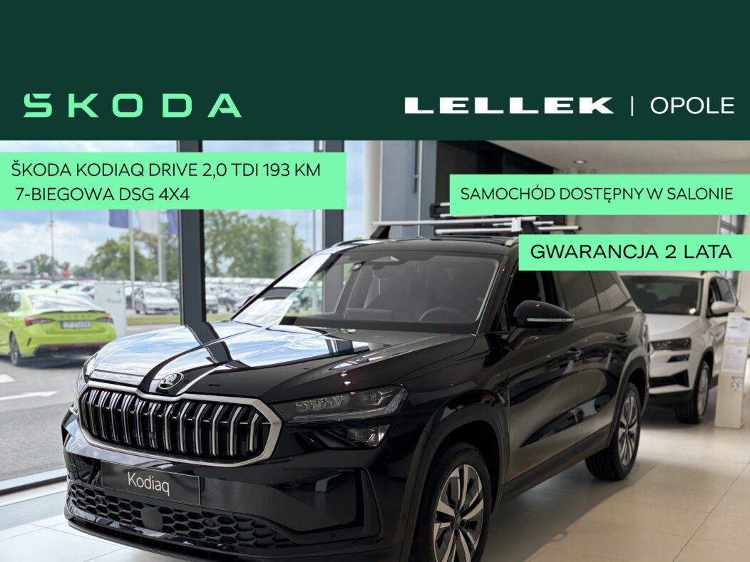Škoda Kodiaq Drive 2,0 TDI 142 kW 7-biegowa DSG 4×4