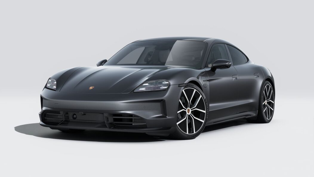 Porsche Taycan 105kWh Black Edition Volcano Grey Metallic