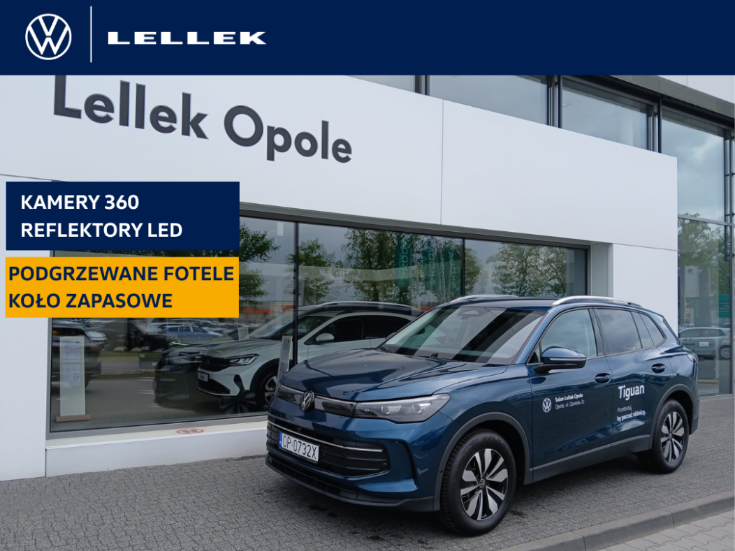 Volkswagen Tiguan 1.5 eTSI Life Plus DSG | Kamery 360 | Bezkluczykowy dostęp | Koło zapasowe |