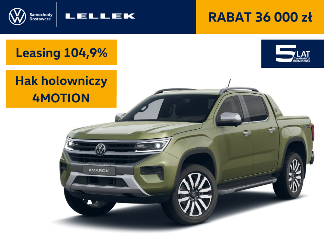 Volkswagen Amarok Aventura 3,0TDI V6 240 KM 10-biegowa skrzynia, 4MOTION, leasing 104,9%