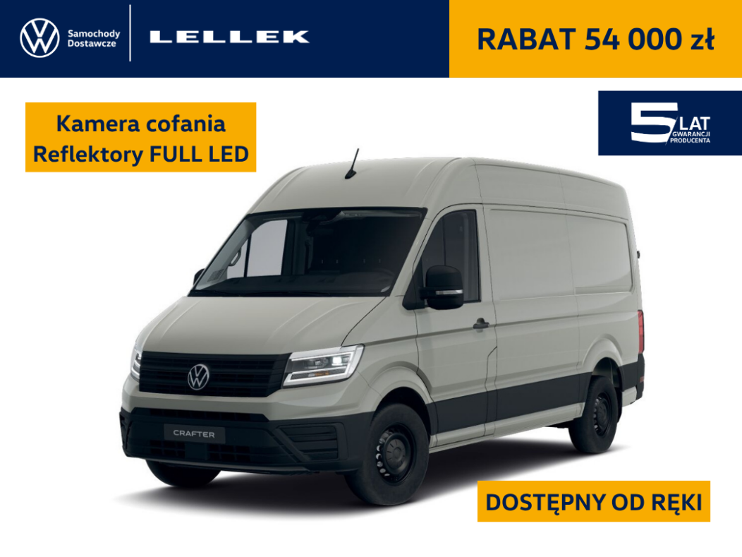Volkswagen Crafter Furgon  3640mm 2,0TDI 140 KM, leasing 104,9%