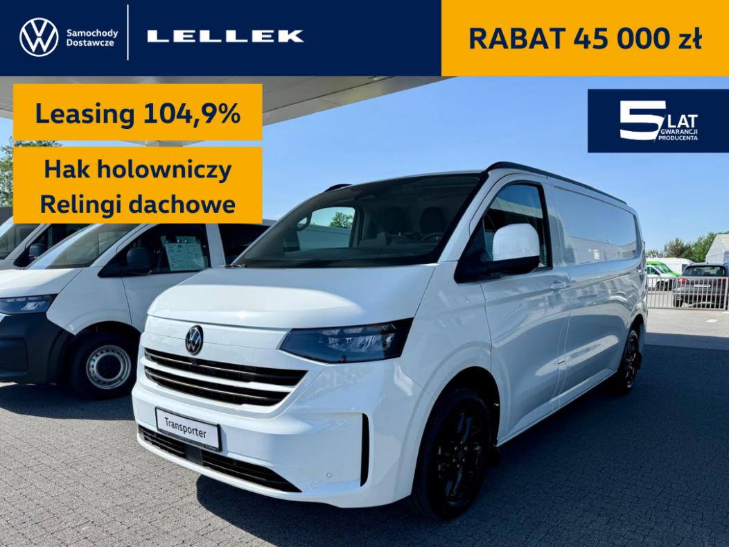 Volkswagen T7 Furgon  3500mm 2,0TDI 150 KM automat, leasing 104,9%