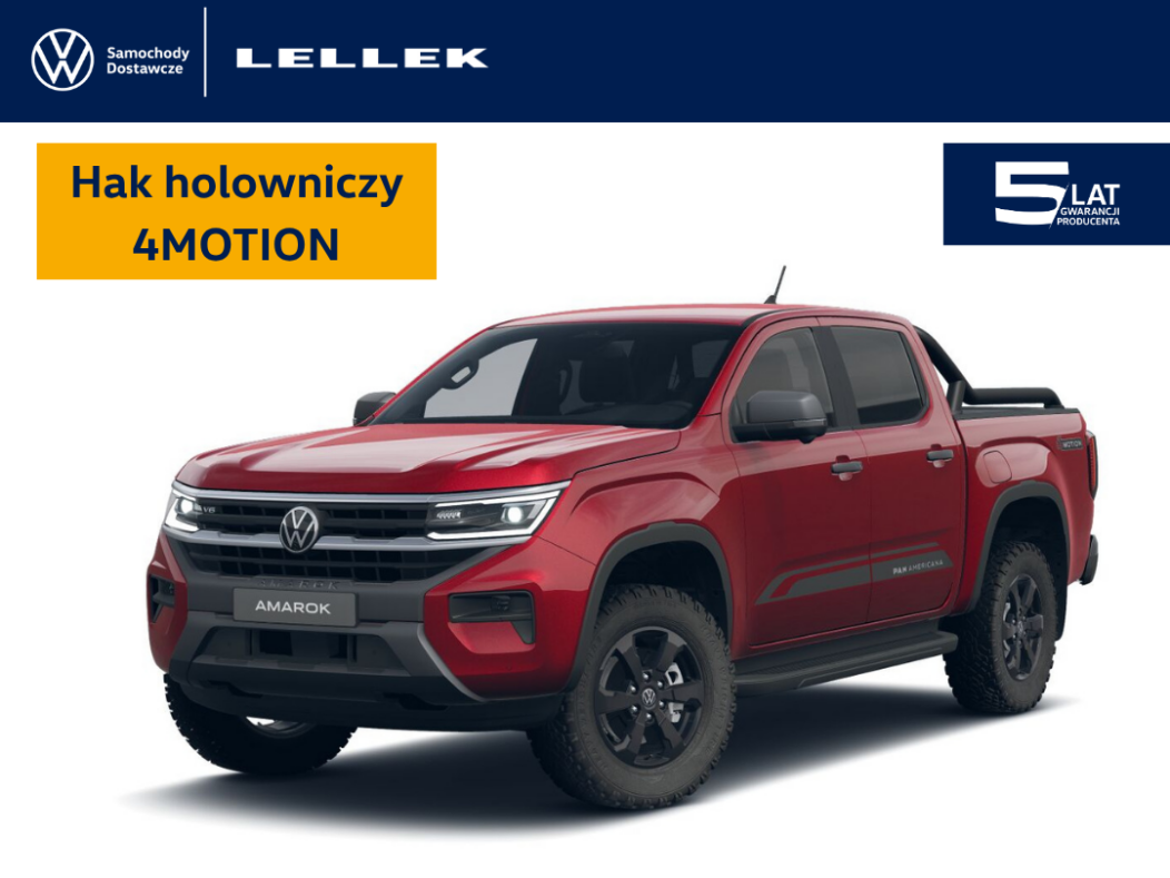 Volkswagen Amarok PanAmericana 3,0TDI V6 240 KM 10-biegowa skrzynia, 4MOTION, samochód magazynowy