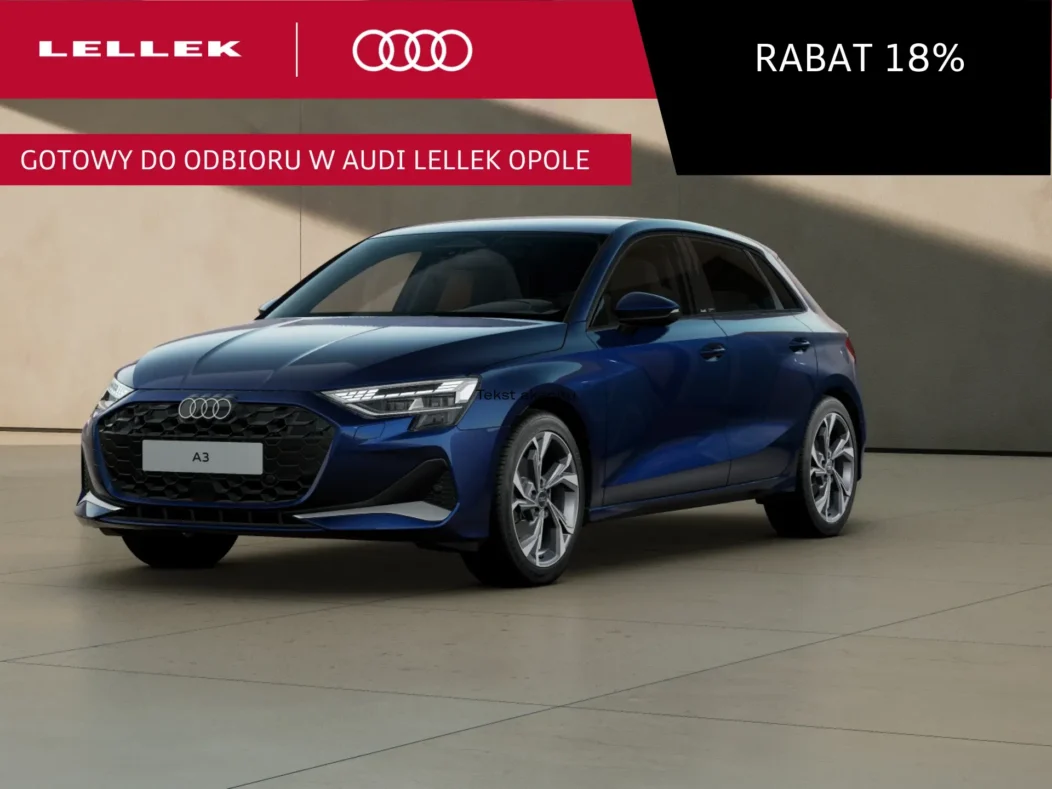 Audi A3 Sportback Advanced | Pakiet Klimatyzacji | Pełne światła LED (838)