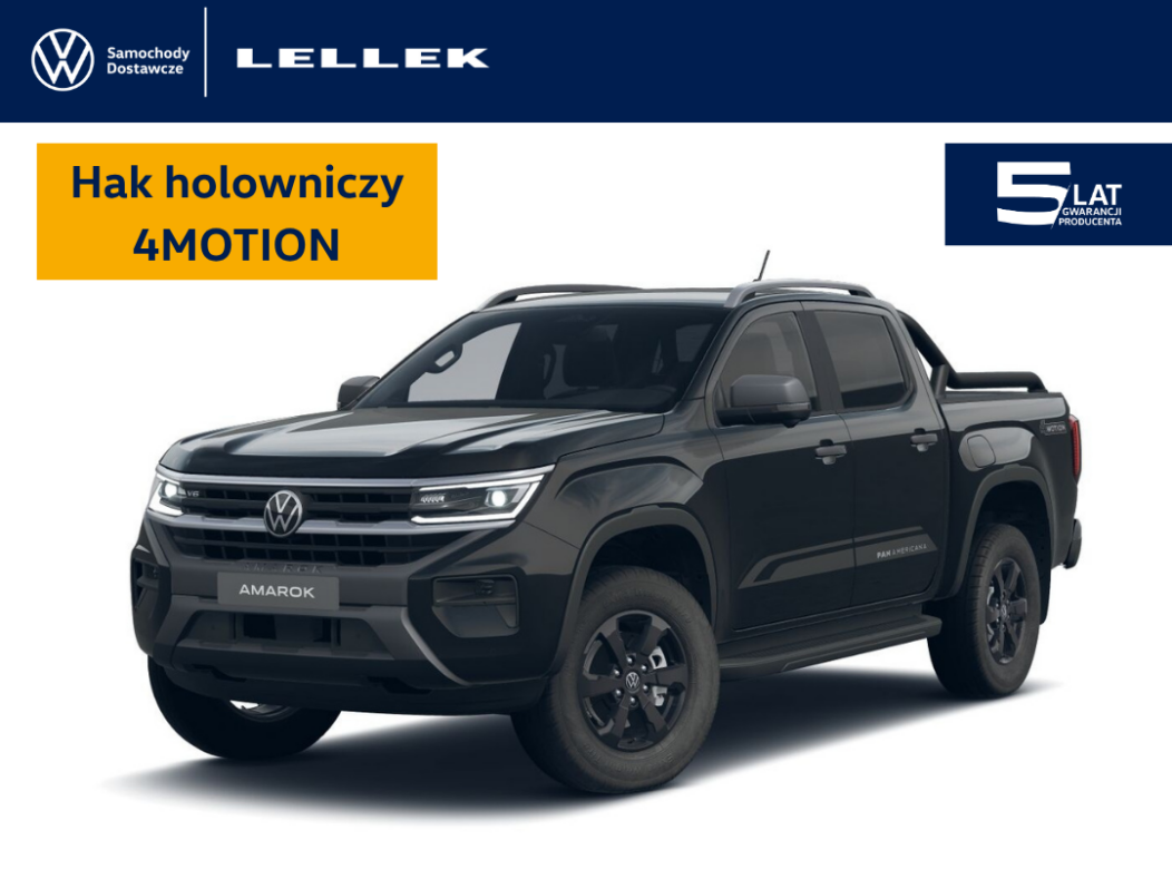 Volkswagen Amarok PanAmericana 3,0TDI V6 240 KM 10-biegowa skrzynia, 4MOTION, samochód magazynowy