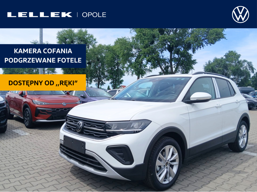 Volkswagen T-Cross 1.0 TSI Life Plus | Kamera cofania | od ,,ręki’’