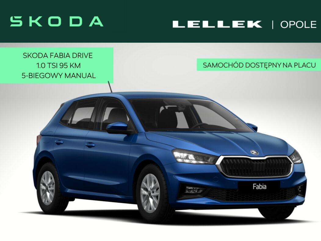 Skoda Fabia Škoda Fabia Drive 1.0 TSI 95KM manual