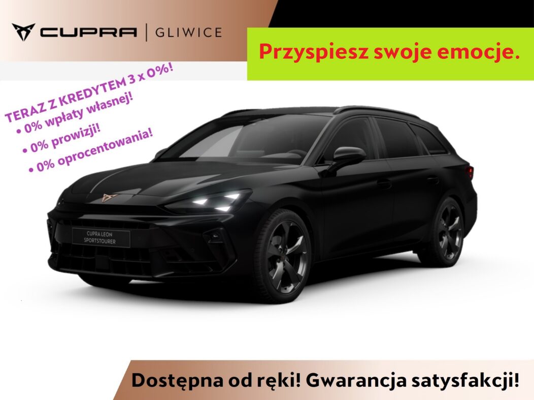 Cupra Leon Sportstourer 1.5 eTSI DSG 150KM! Okazja! Edge! Dynamica! Dobre finansowanie!