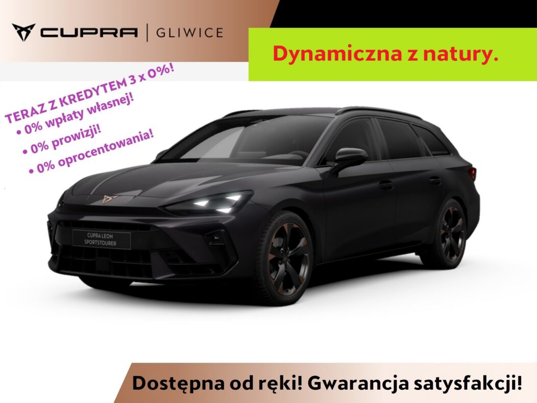 Cupra Leon Sportstourer 1.5 eTSI DSG 150KM! Okazja! Edge! Dynamica! HAK! Dobre finansowanie!