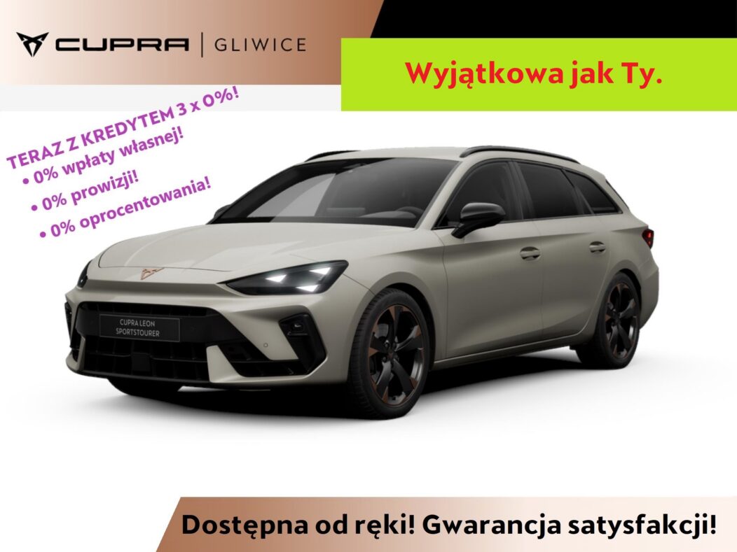 Cupra Leon Sportstourer 2.0 TSI 4Drive DSG 204KM! Okazja! Edge! Dynamica! Immersive!