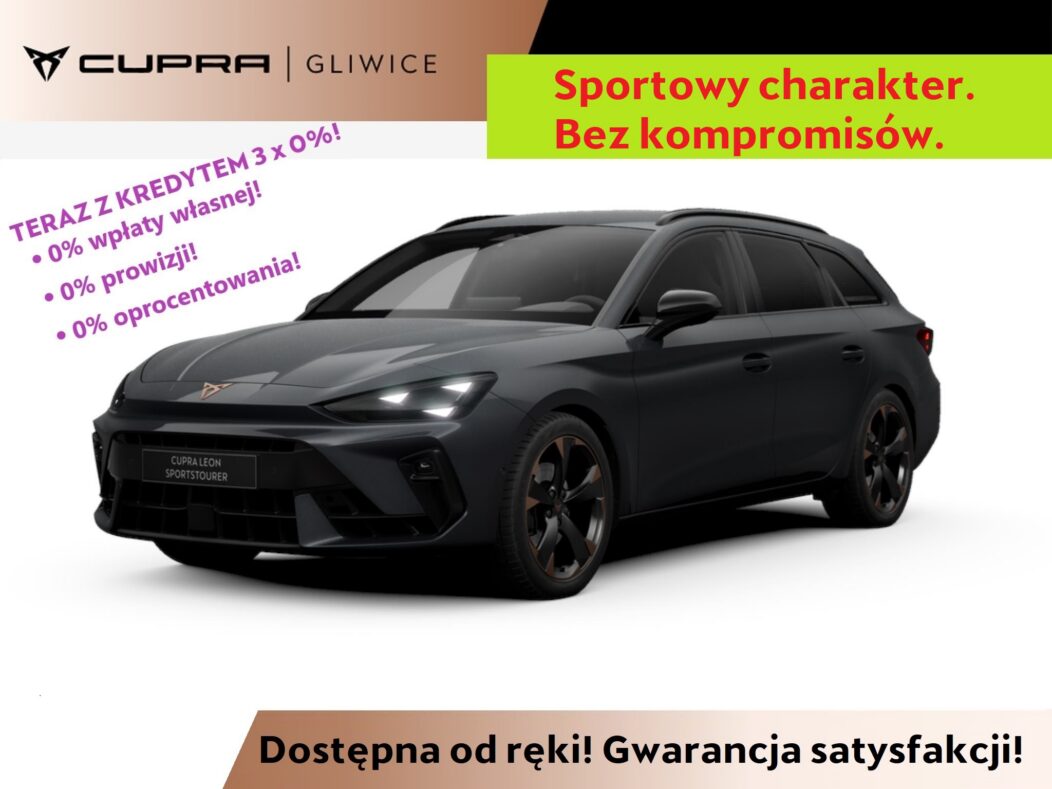 Cupra Leon Sportstourer 2.0 TSI 4Drive DSG 204KM! Okazja! Edge! Dynamica! Immersive! inteligent! MATRIX!