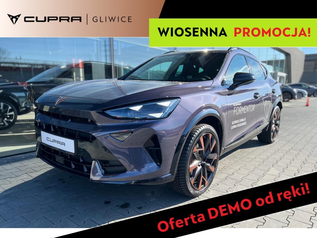 Cupra Formentor Demo 150KM eTSI DSG! Bogato wyposażony! Okazja!