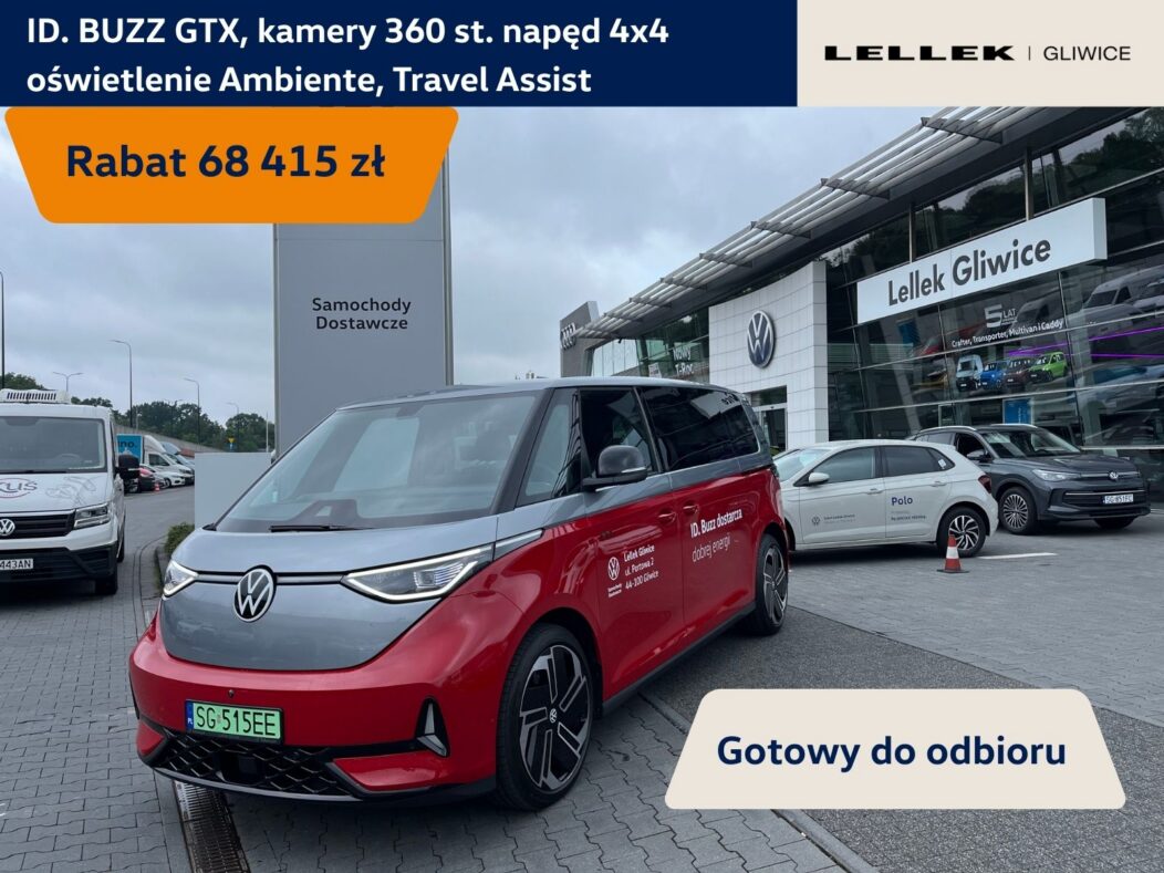 Volkswagen ID. Buzz 86kWh 4Mot L2 GTX LELLEK Gliwice
