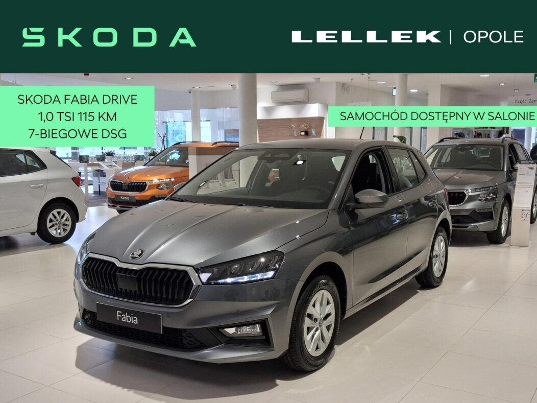 Škoda Fabia Drive 1.0 TSI 115 KM Manual | Kamera cofania | KESSY | Virtual Cockpit