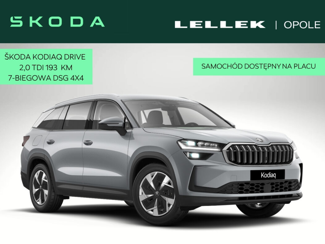 Škoda Kodiaq Drive 2,0 TDI 142 kW 7-biegowa DSG 4×4