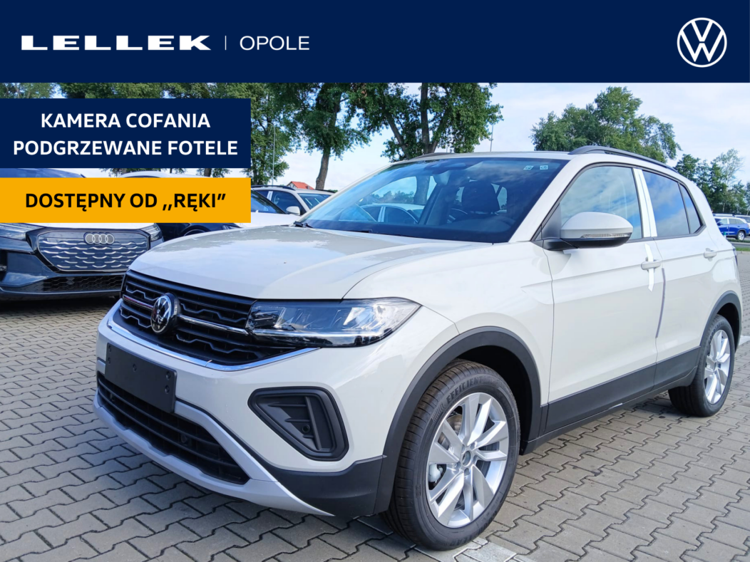 Volkswagen T-Cross 1.0 TSI Life Plus | Kamera cofania | od ,,ręki”