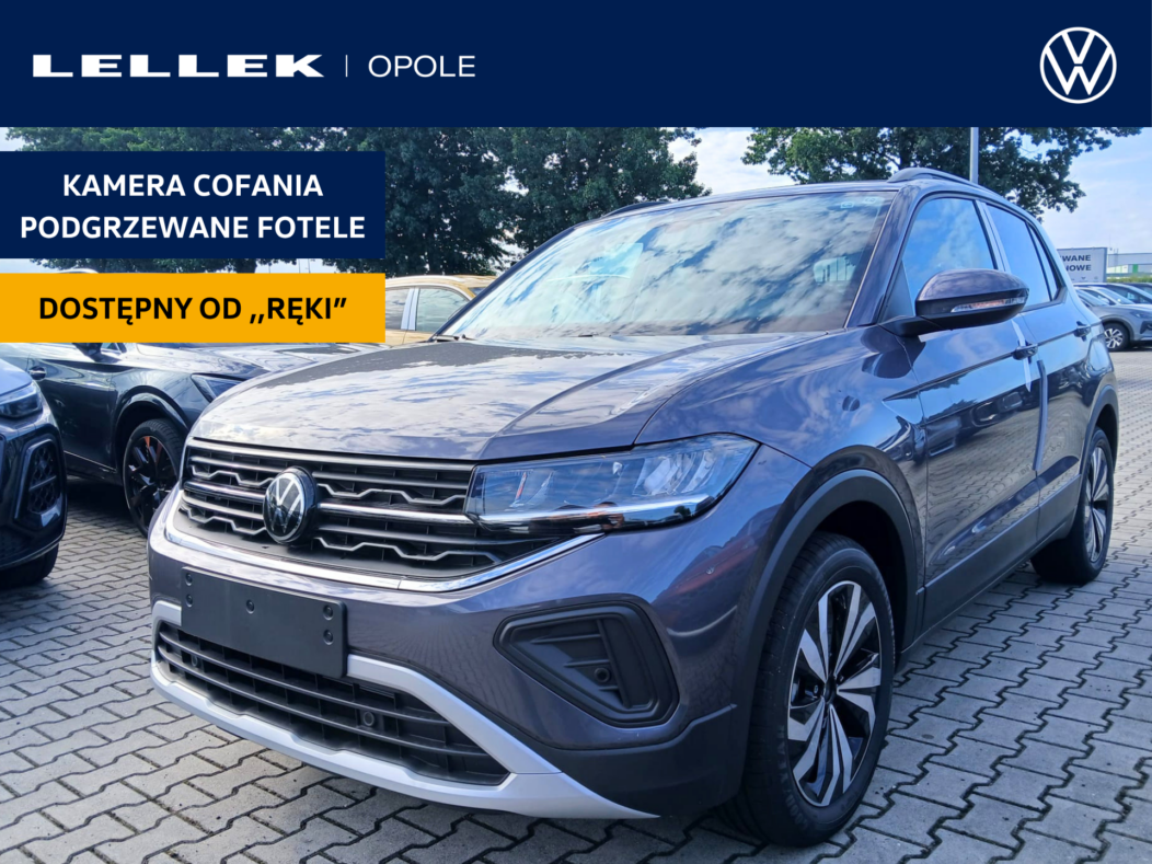 Volkswagen T-Cross 1.0 TSI Life Plus | Kamera cofania | od ,,ręki”