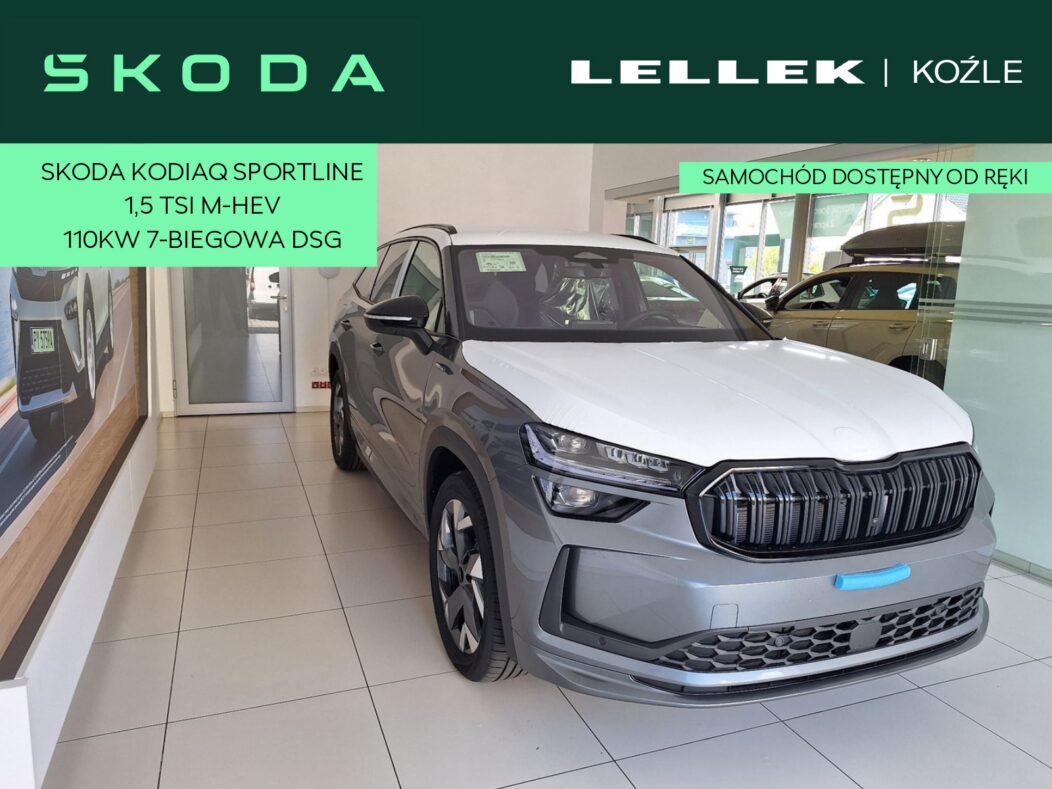 Skoda Kodiaq 1.5 TSI mHEV 4×2 Sportline DSG Assisted Drive Plus (RPA), Pakiet Winter, Trzeci rząd siedzeń