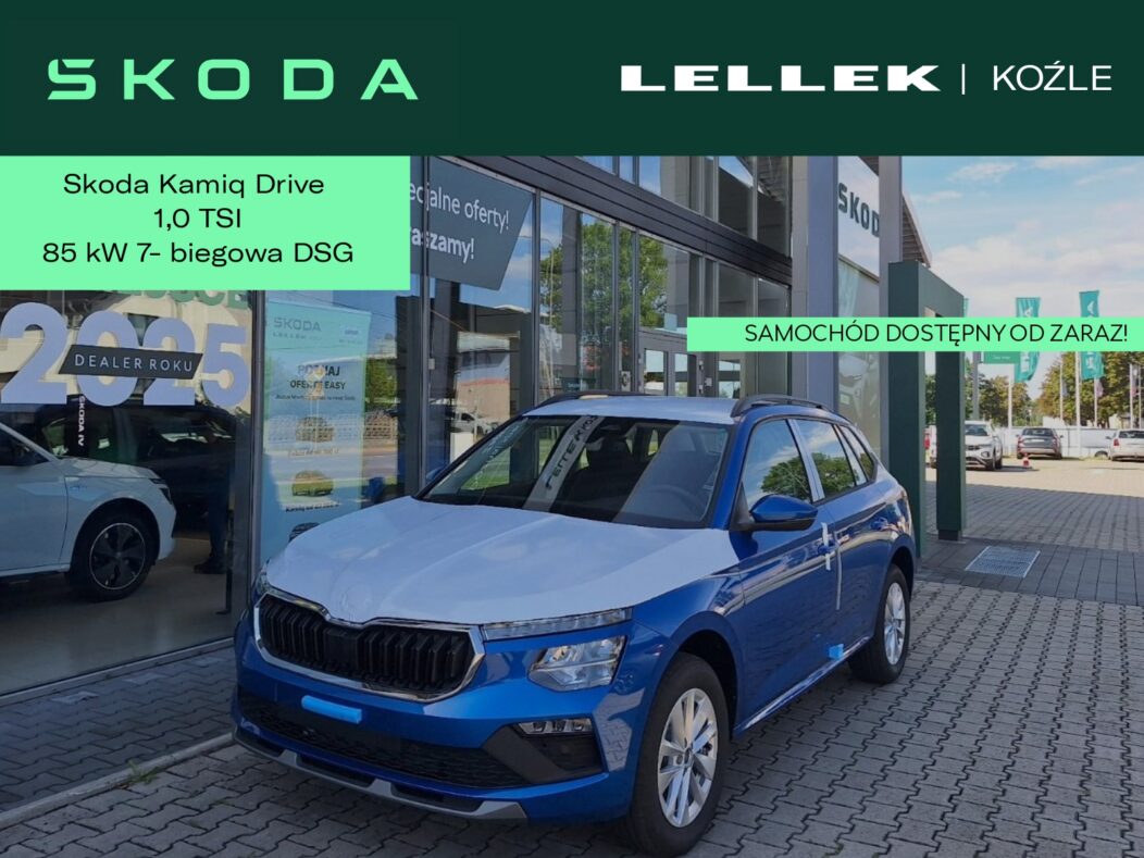 Skoda Kamiq 1.0 TSI Drive Samochód dostępny od zaraz!!