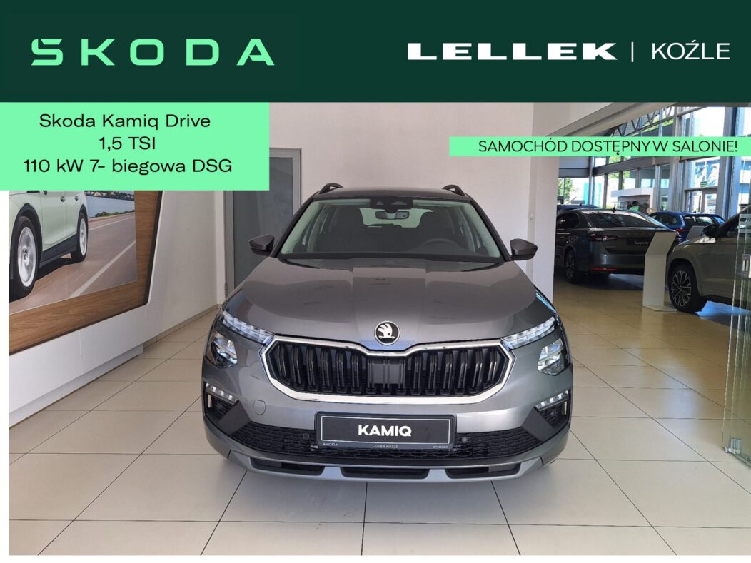 Skoda Kamiq 1.5 TSI Drive Samochód dostępny w salonie!