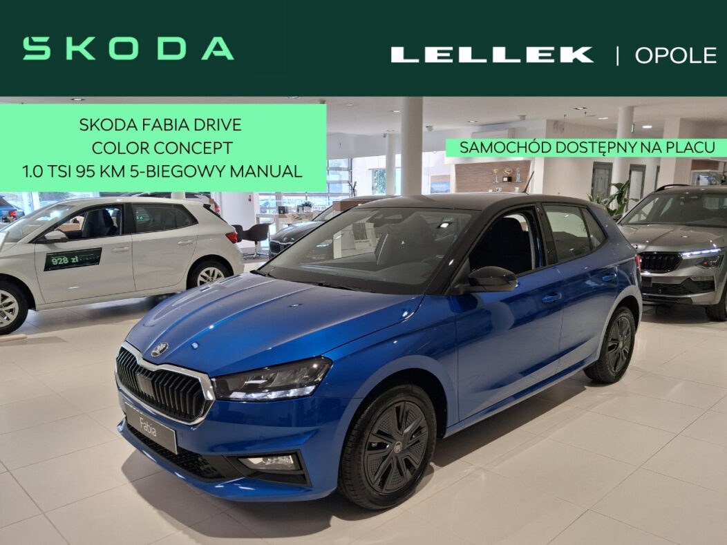 Škoda Fabia Drive Color Concept 1.0 TSI 95 KM Manual