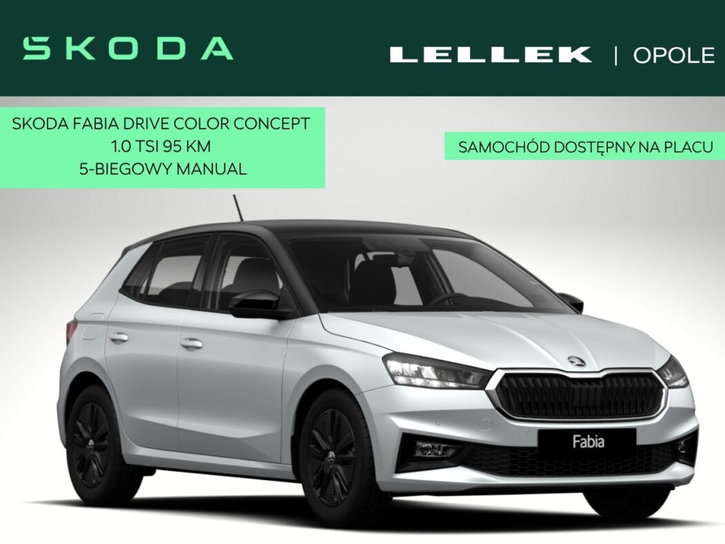 Škoda Fabia Drive Color Concept 1.0 TSI 95 KM Manual