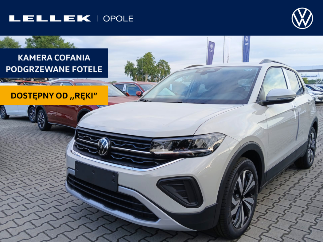 Volkswagen T-Cross 1.0 TSI Life Plus | Kamera cofania | od ,,ręki”