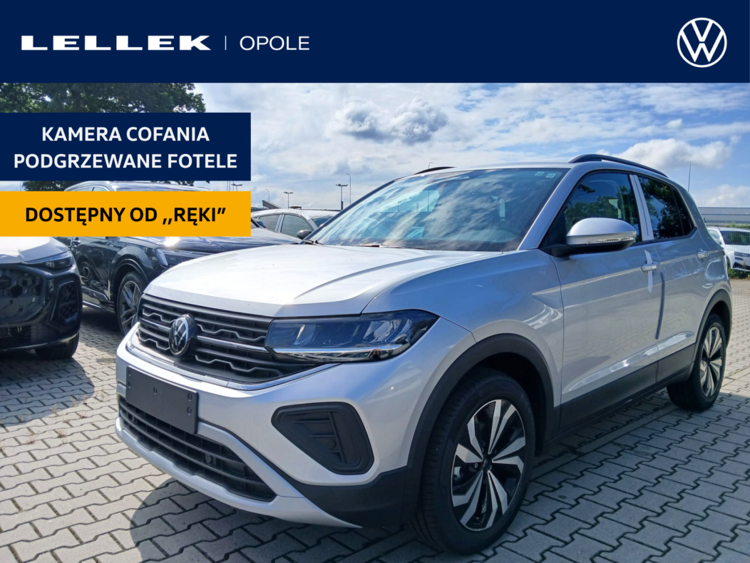Volkswagen T-Cross 1.0 TSI Life Plus | Kamera cofania | od ,,ręki”