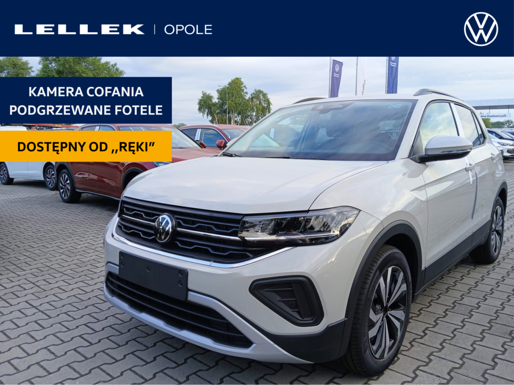 Volkswagen T-Cross 1.0 TSI Life Plus | Kamera cofania | od ,,ręki”