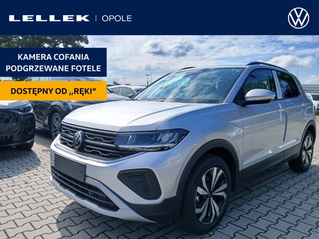 Volkswagen T-Cross 1.0 TSI Life Plus | Kamera cofania | od ,,ręki”