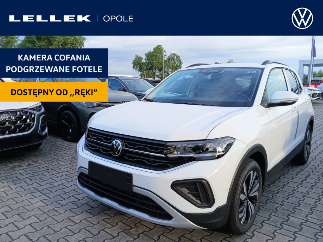 Volkswagen T-Cross 1.0 TSI Life Plus | Kamera cofania | od ,,ręki”